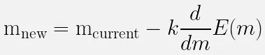 Formula of 2d gradient descent