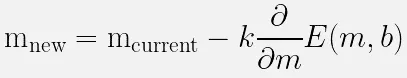 3D gradient descent formula