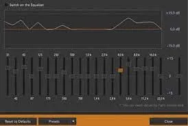 A software to process audio using equalizer