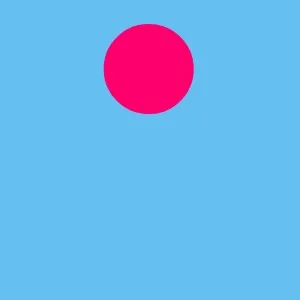 Example of GIF animation, a ball bounces