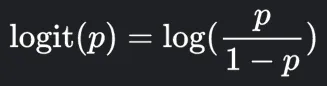 Log odds function