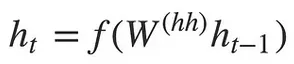 Decoder's hidden state formula