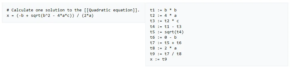 Three-address code