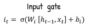 Input gate