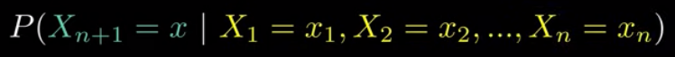 Markov chain formula