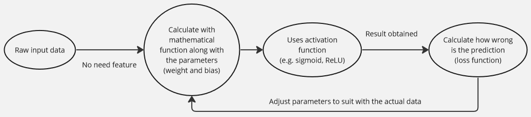 Neural network flow