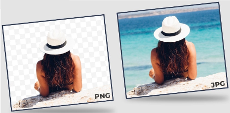 PNG transparency compared to JPG