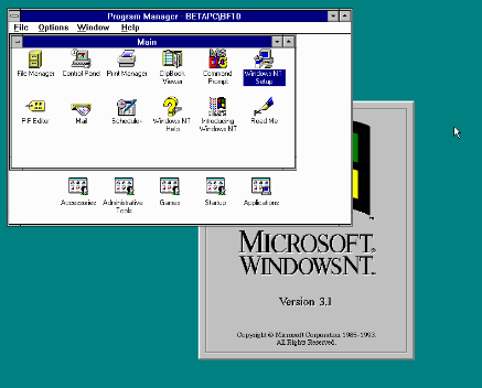 Windows NT 3.1